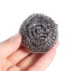 4Pcs Rugby Shape Stainless Steel Balls Multipurpose Cleaning Ball Metal Scrubber  Household