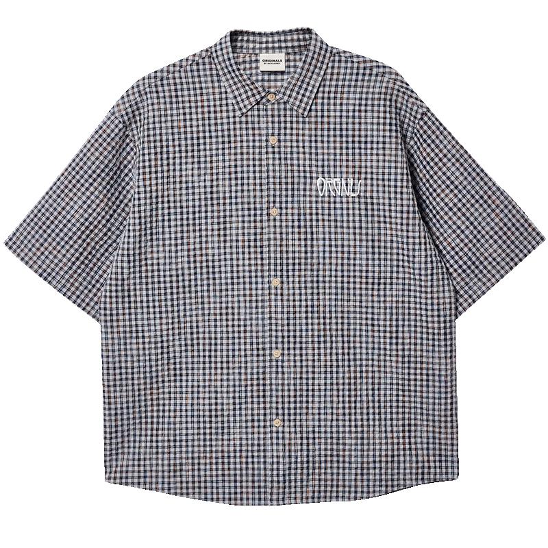

Jack & Jones Men s Plaid Short Sleeve Casual Shirt XL