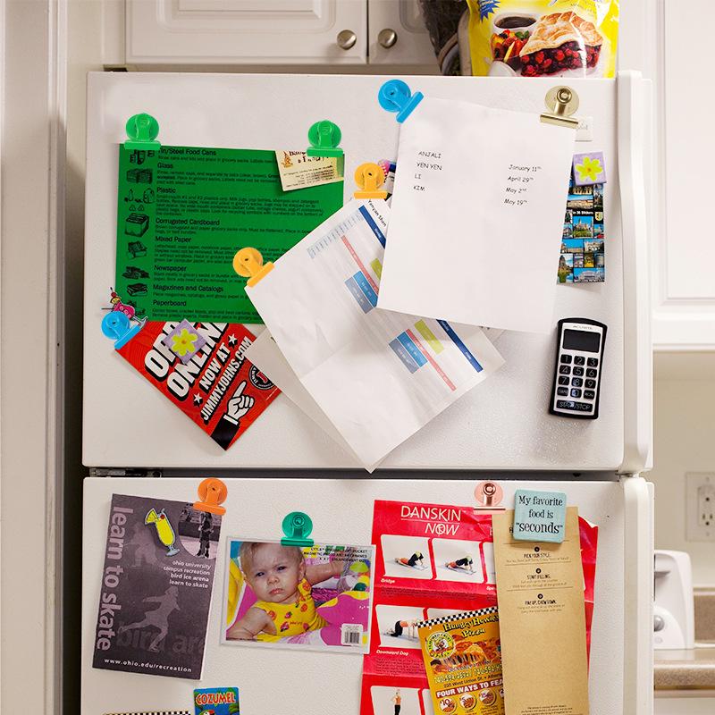 Colorful 30mm Magnetic Clips for Refrigerators