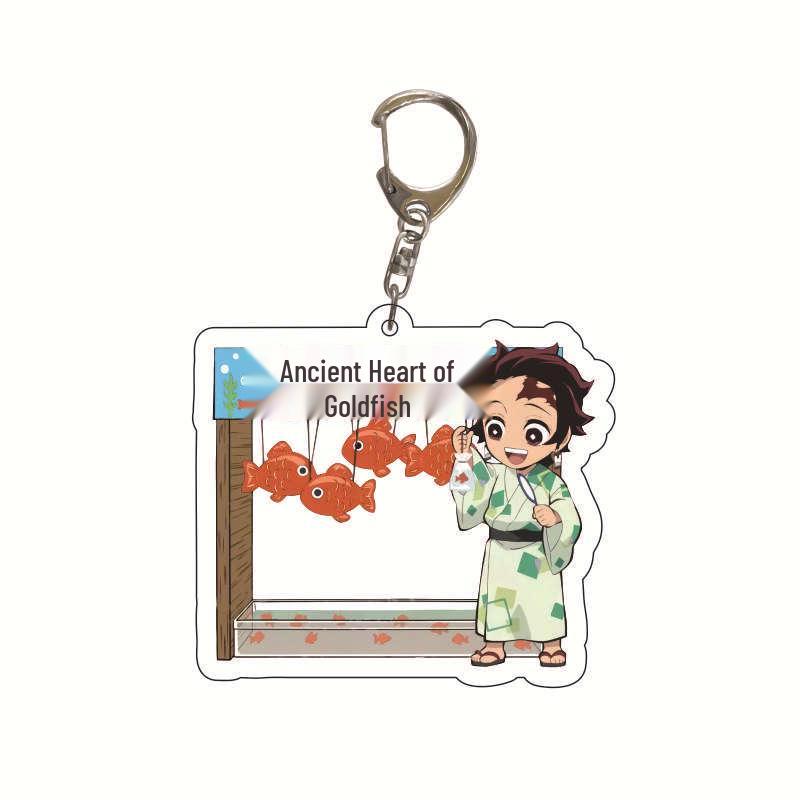 Demon Slayer Double-Sided Acrylic Keychain & Backpack Pendant Ornament Demon Slayer