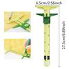 1PC 5-in-1T-shaped Sliding Gauge Measuring Tools Multifunctional Plastic Drawing Ruler Fabric Quilting Ruler for Sewing Beginner