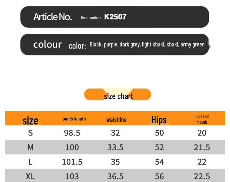 Jeanswest Men's Summer Outdoor Straight-Leg Casual Cargo Pants