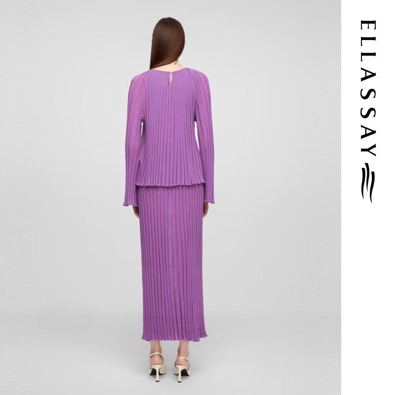 ELLASSAY Women's Elegant A-Line Midi Skirt