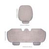 1Pcs Car Breathable Flax Seat Cover Four Seasons Universal Front Seats Protector Cushion Auto Interior Chair Protect Covers Kit