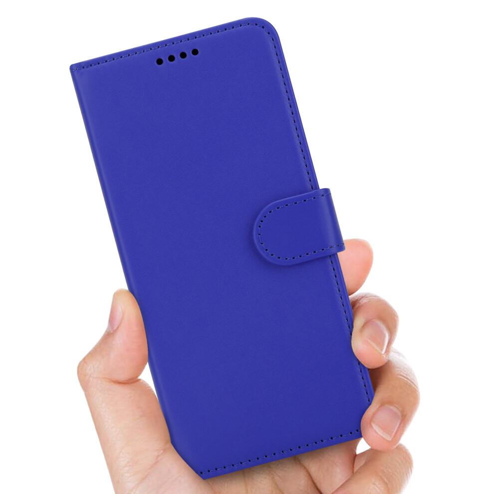 (Samsung Galaxy A05s, Blue) For Samsung Galaxy A05S Leather Book Flip Wallet Case