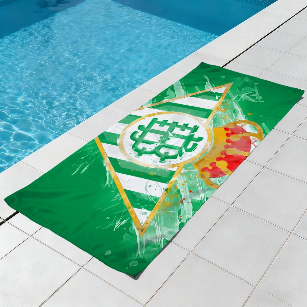 Football R-Real Towel Large Quick-Drying Microfiber soft B-Betis Beach Towel for Travel Fitness Sauna Bathing Camping