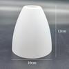 1Pcs E27 Plastic Lampshade Pp Circular Long Tube Conical Shape E14 Bulb Cover White Acrylic Lamp Shade For Diy Art Lighting