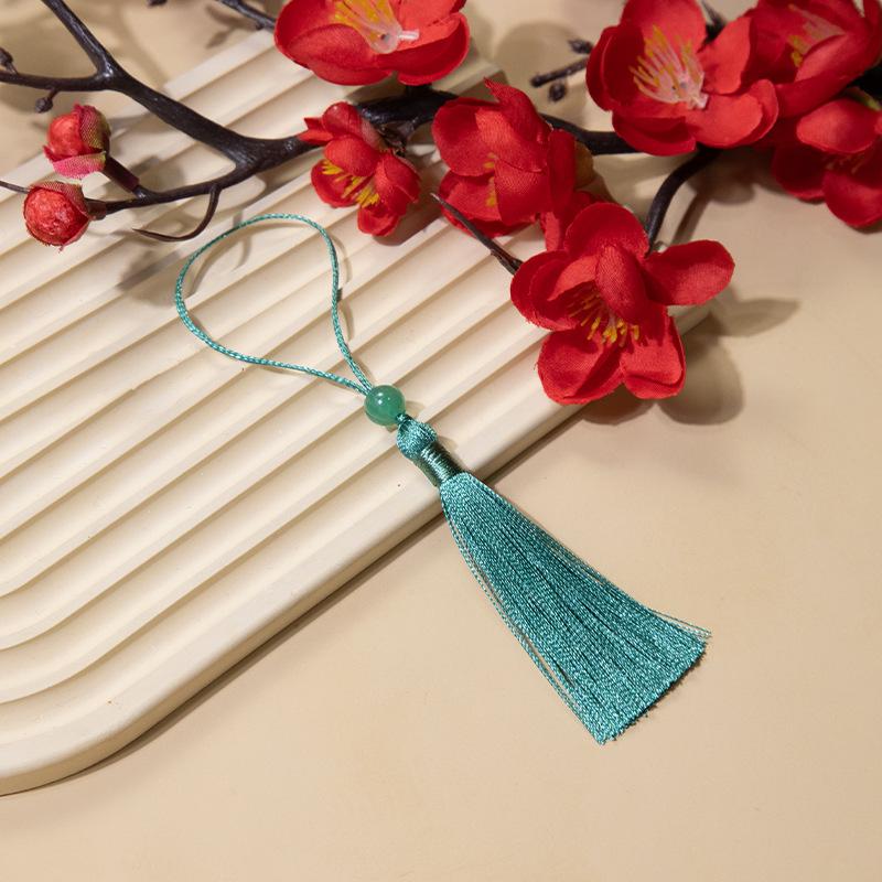 Yuxiao 7Cm Small Fringed Ear Beaded Thin Thread Bookmark Hanging Ear U Disk Sachet Sachet Pendant Fan Pendant