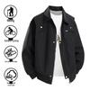 Men's American Style Lapel Baseball Jacket - Cleanfit High Street Autumn Outerwear