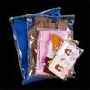 50pcs/set Portable Plastic Ziplock Bag Reusable Transparent Storage Bag Multi-Purpose Luggage Organizer Clothing Storage