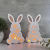 Flexible Silicone Festival Home Decoration Mold Easter Rabbit Shaped Candlestick Mould Gypsum Mould for Atmosphere Light