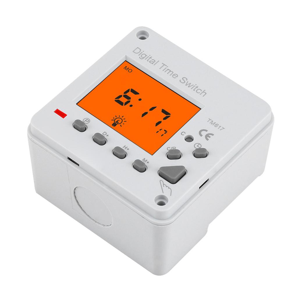 Digital Electric Durable Programmable Smart Control Switch Timer with Backlight Display(220V)