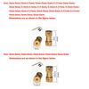 2pcs Brass Motor Shaft Coupling 2mm 2.3mm 3mm-6mm Copper Transmission Joint Connector Sleeve Adapter For RC Boat Car Airplane