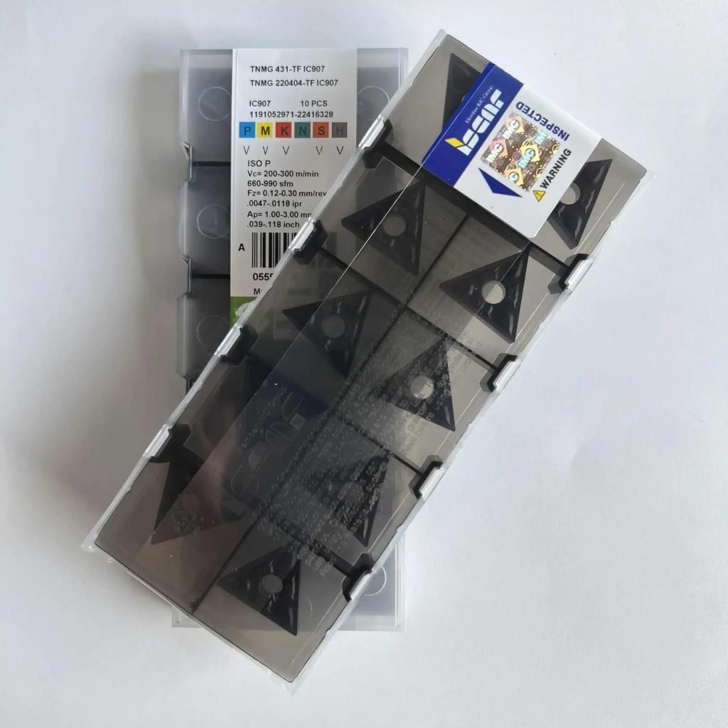 ISCAR / TNMG220404-TF IC907 /Industrial indexable Carbide Inserts 10 PCS