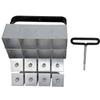 1PC Handheld Seedling Soil Block Maker 2 Inch Soil Blocking Tool Used for Garden Prep Seedlings Cuttings Greenhouse