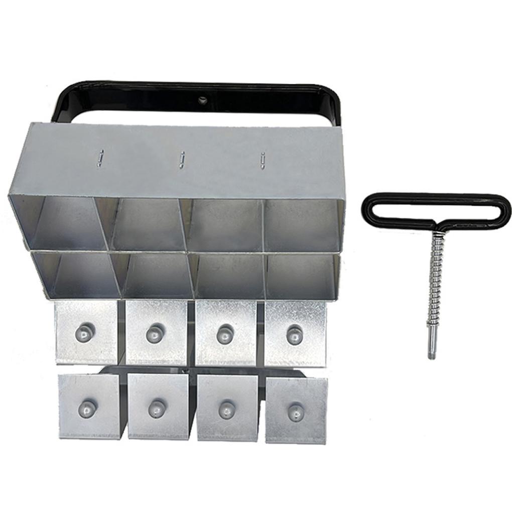 

1PC Handheld Seedling Soil Block Maker 2 Inch Soil Blocking Tool Used for Garden Prep Seedlings Cuttings Greenhouse