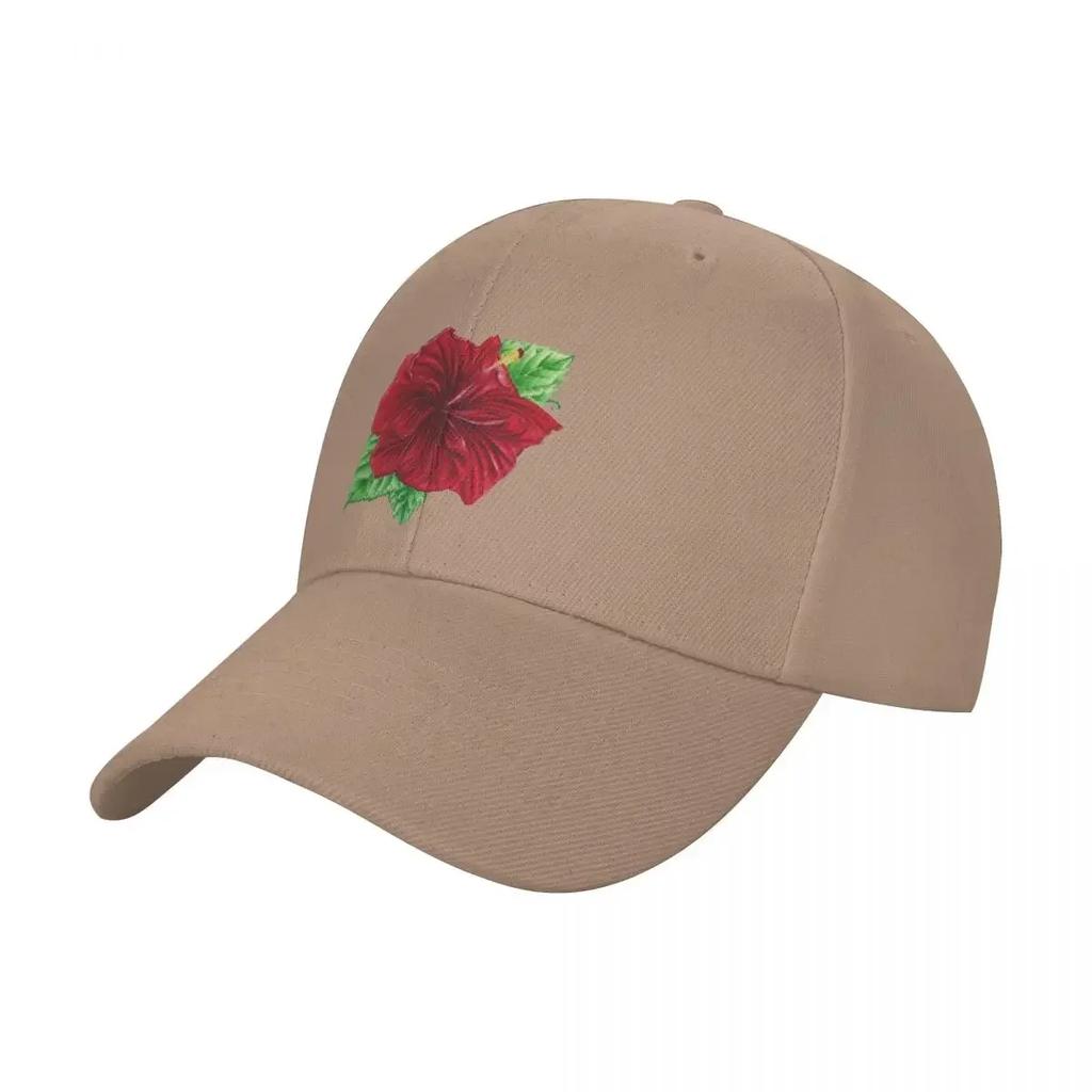 Hibiscus Baseball Cap Beach Outing Cosplay Hats for Unisex Boy Child Womens