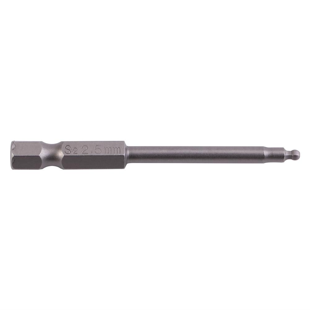 7Pcs 1 4   Hex Shank 2 2.5 3 4 5 6 8mm 65mm Magnetic Ball Screwdriver Bits
