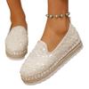 Fashion Platform Loafers Dress Flat Shoes Woman Sneaker Round Toe Low Heels Elegant Stylish Summer Comfortable 2024 Trend