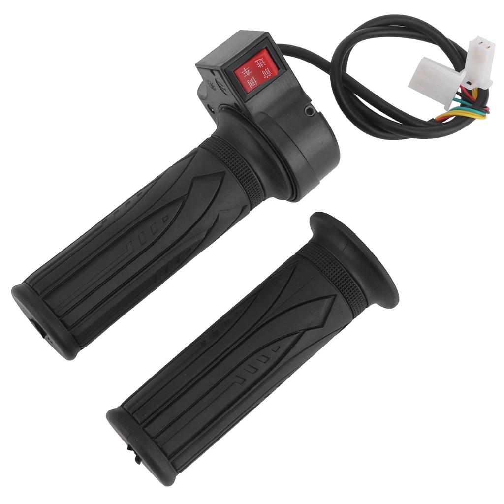 Electric Bicycle Rubber Handles Speed Control Bike Grips with Forward Reverse Function