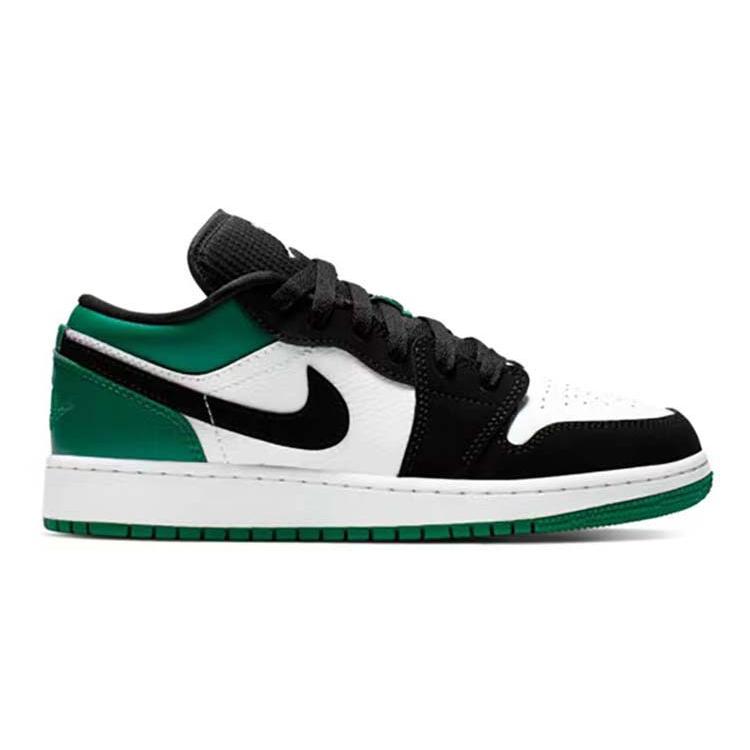 Jordan Air Jordan 1 Vintage Basketball Shoes Women's Low Top Green/Black 553560-113(Team56-)
