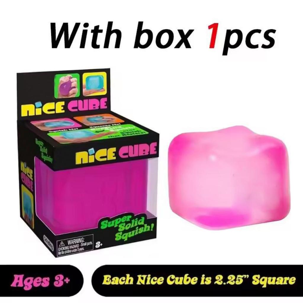 Balle Anti-Stress Atomique Schylling Squishy Squishies Boîte Aveugle Jouet Anti-Stress Sensoriel NeeDoh Jouet à Manipuler Cadeau de Fête //