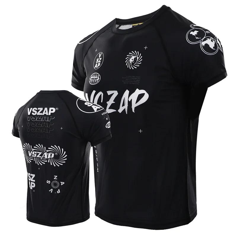 Muay Thai Βραζιλιάνικο Ζίου-Ζίτσου 3D Εκτύπωση Αθλητικό Γρήγορου Στεγνώματος Αναπνέον Ανδρικό T-shirt Εξωτερικού Χώρου Προπόνηση Δρόμου Γονέας-Παιδί Κοντομάνικο