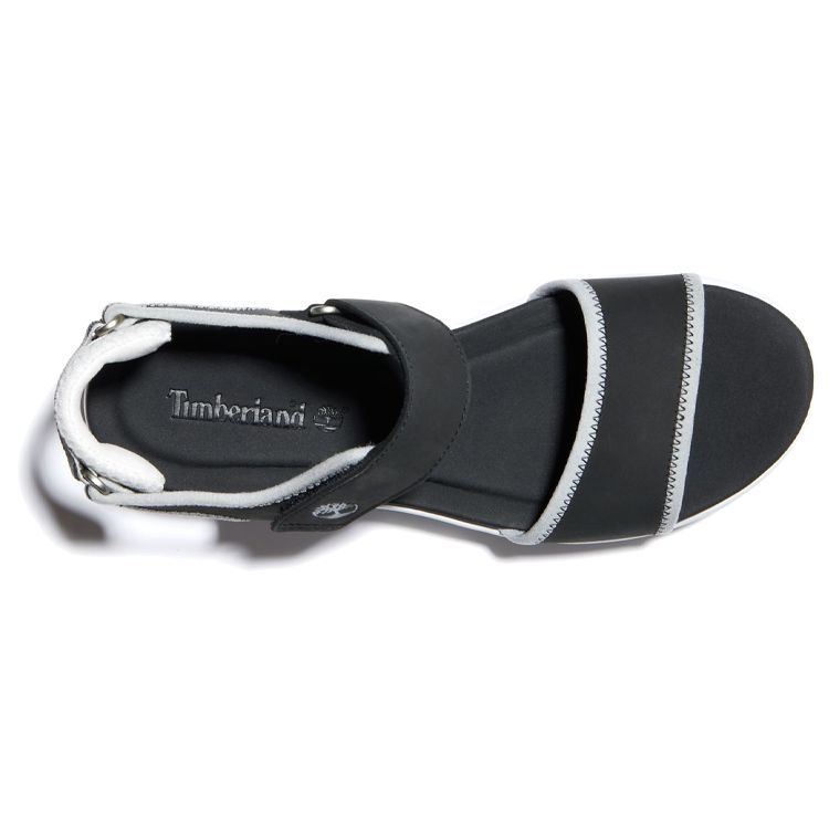 Timberland Los Angeles Wind Durable Sports Sandals Women Sandals Black White A23AM001