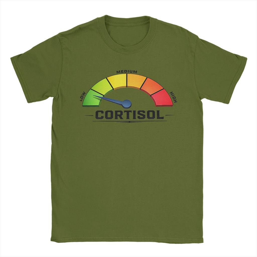 Casual TShirt Beach Low Cortisol Levels v Memes Leisure TShirts Cotton Tshirt for Couple Y2K Basic Hot Sale Short Sleeve Tops