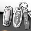 Aliaj de Zinc Piele Cheie Auto Pentru Husă Nissan Qashqai Juke X-Trail Patrol Note Leaf Altima Maxima Murano Tiida Teana Rogue Sentra
