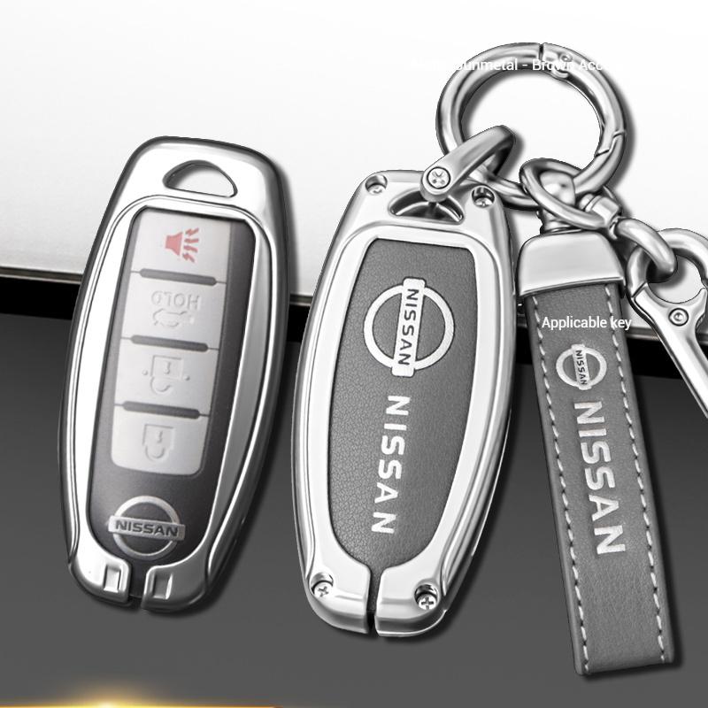 Aliaj de Zinc Piele Cheie Auto Pentru Husă Nissan Qashqai Juke X-Trail Patrol Note Leaf Altima Maxima Murano Tiida Teana Rogue Sentra
