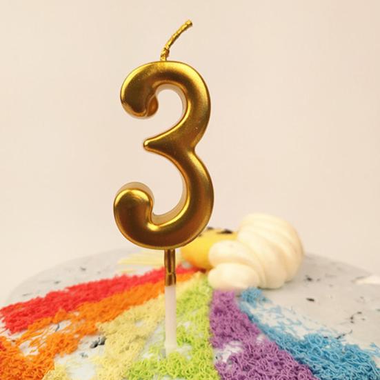 24 Candeline Lunghe Oro Per Torta Di Compleanno – Perfette Per Decorazioni Di Feste E Matrimoni