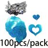 (100Pieces/pack)Valentine's Day Romantic Heart-Shaped Sequin Pendant Suitable for Wedding Family Decoration Room