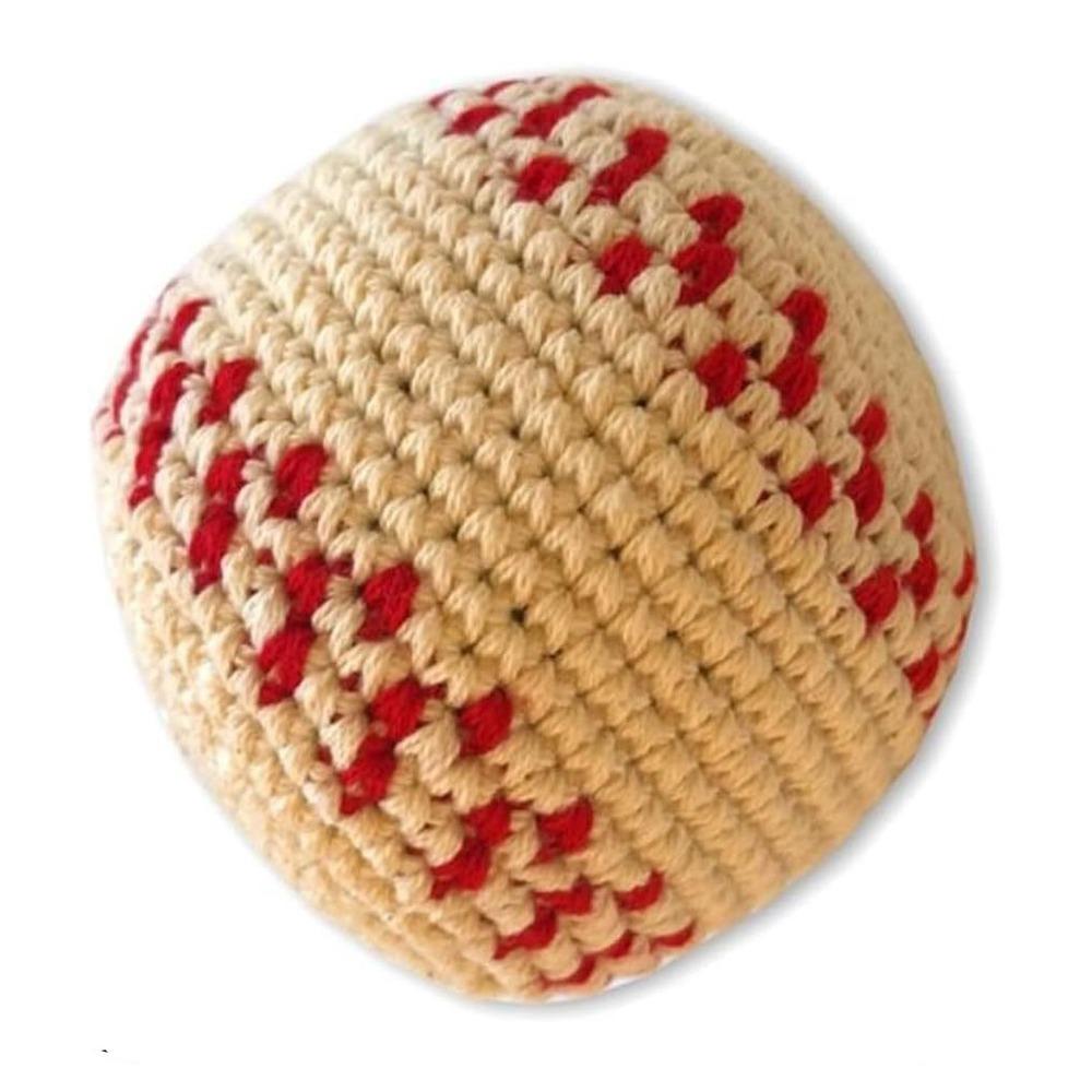 Handmade Handmade Soccer Bags Funny Knitted Footbag Crochet Juggling Balls Kindergarten Activity