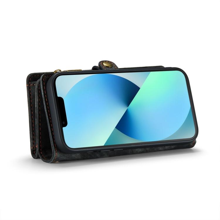 Pre iPhone 13 Pro CaseMe-008 Odnímateľné Multifunkčné Kožené Puzdro s Horizontálnym Preklopom