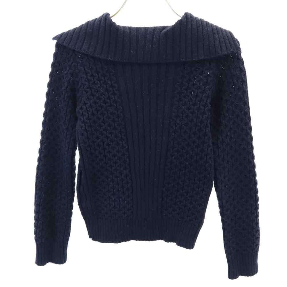 GUCCI made in Italy Long sleeve sweater 5 Navy knit Kid's Used