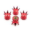 Quick Change Leak Proof Motorcycles Chrome Finish Tire Valves Cap Corrosion Resistant Simple Twist On Operation Tool Free