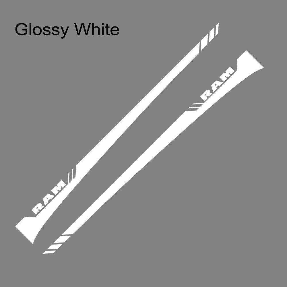 Pickup Door Side Skirt Stickers For Dodge RAM 1500 2500 Rebel Truck Graphics Decal Car Custom Vinyl Decor Decal Auto Accessories