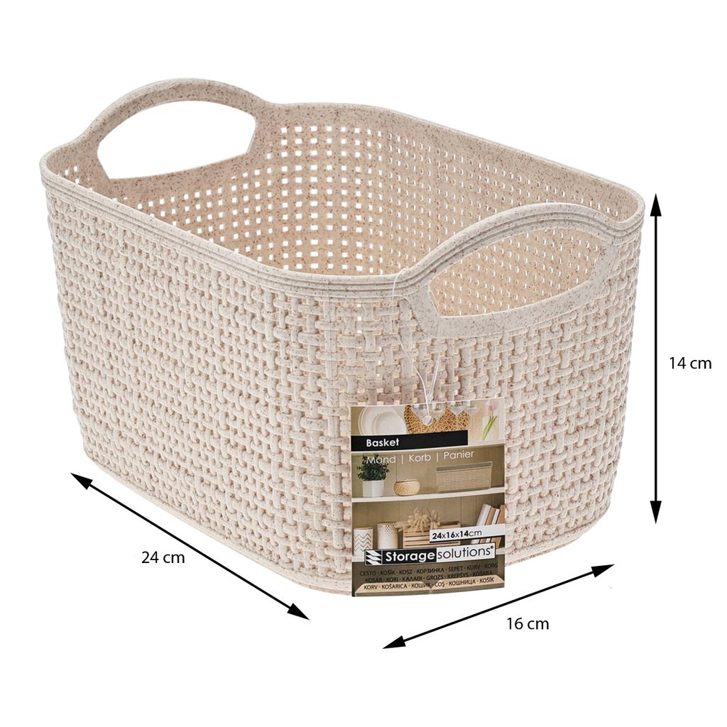 Koszyk Do Przechowywania Beżowy