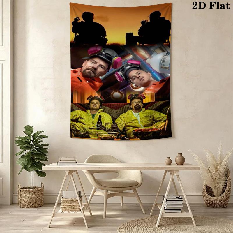 Bad Aesthetic Wall Tapestry Tapestry Fashion Print Wallmounted Homestay Soft Decoration Tapestry Atmospheric Background Cloth Home Decor