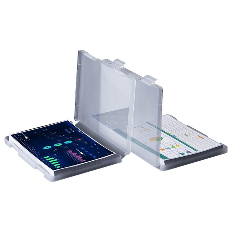 Portable A4 File Box Office Document Storage for Case Portable Project for Case A4 Paper Organizer for Office Travel 12.