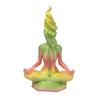 Meditierende Göttinnenstatue 3D-gedruckte sitzende Naturgöttin Skulptur Spirituelle Figur für Haus Zimmer Garten Dekoration