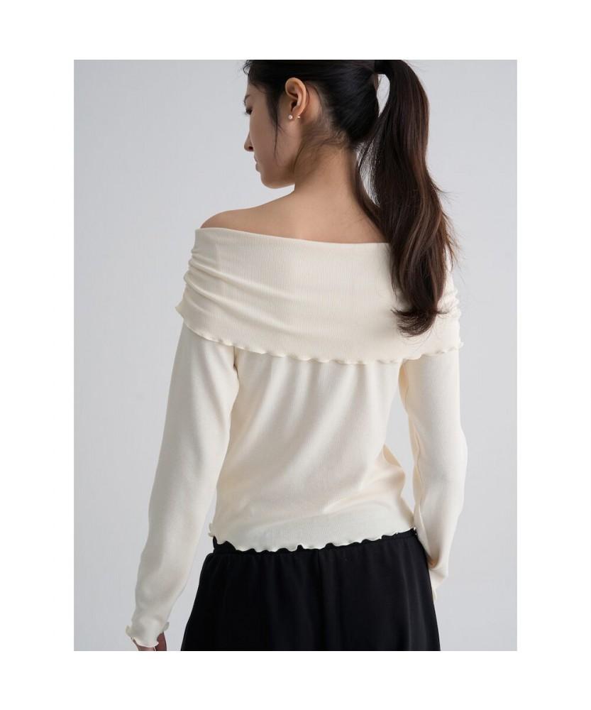 8seconds Solid Long Sleeve Jersey Top Ivory