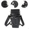 Hairdresser Scissors Bag Waist with Strap Lightweight PU Leather Multiple Compartments Versatile