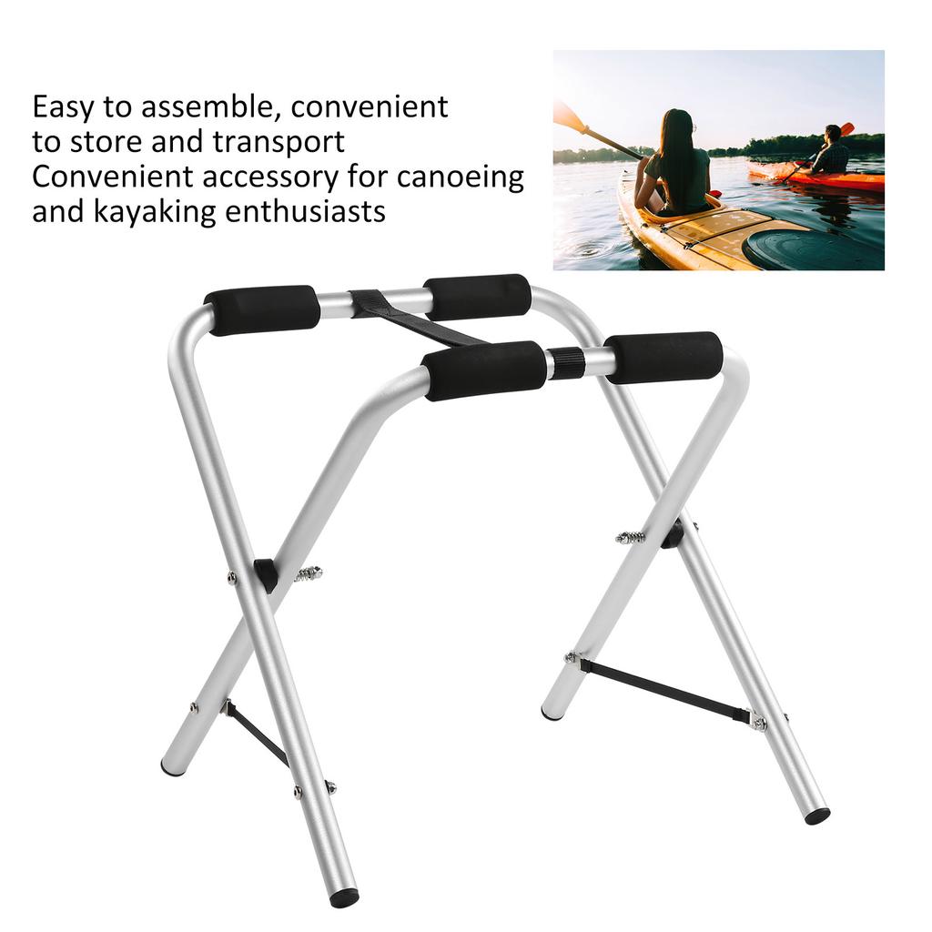 Kayak Place Bracket Aluminium Alloy Portable Canoe Rack Stand Fixing Surfboard Accessory