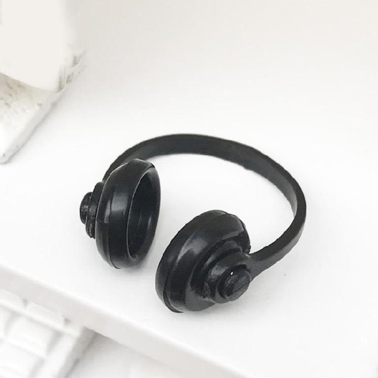 Miniature Headphone Accessories For Model Scenes Headset Plastic Design Compact Dollhouses Furniture