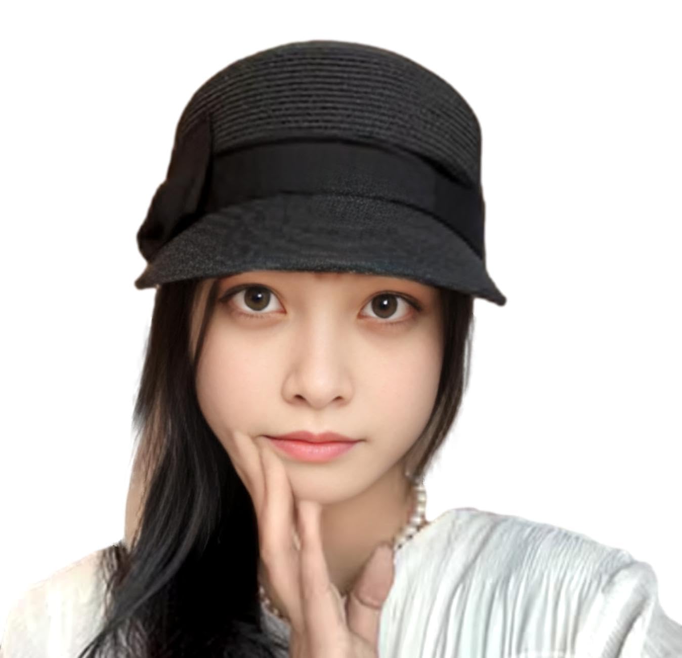 

Соломенная UV Солнцезащитная Широкая Кепка Газетчика Популярная для Велосипеда Складной Солнцезащитный Козырек Защита от Солнца Sa [Electric Circus] Шляпа, Защита, Защита, Шляпа, Женская, чёрный