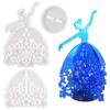 Crystal Epoxy Mold Stereo  Dancing Girl Jewelry Holder Mold Ornaments Silicone Mold for  Jewelry Making