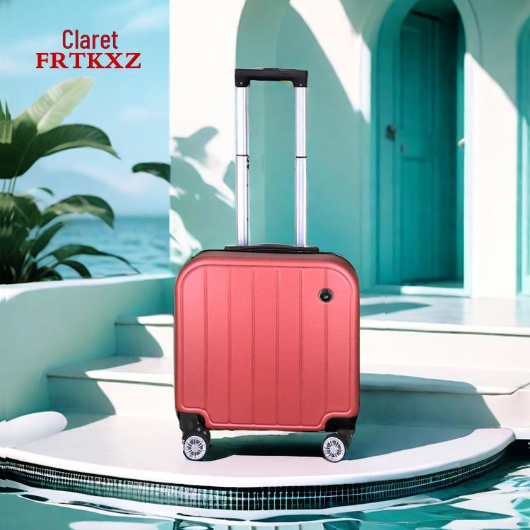 Valiză Mini Troler Stil Coreean 18" cu Roți Universale 20" și Lacăt cu Combinație.