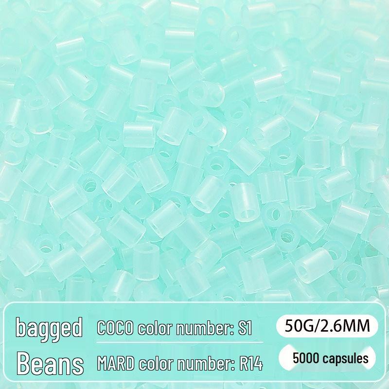 Mard Family Perler Beads P Series Pearlescent Colors 2.6mm Refill Pack - 50g Fused Beads